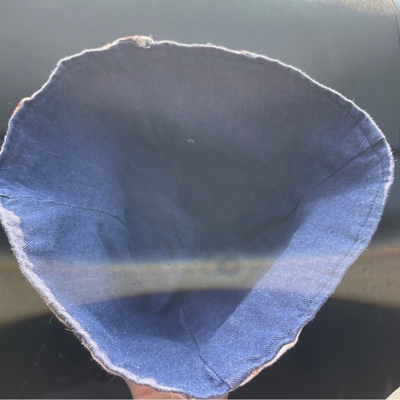 Matchbox Fisherman Bucket Hat Denim Child Size Vintage 1970s 1980s - Picture 3 of 4